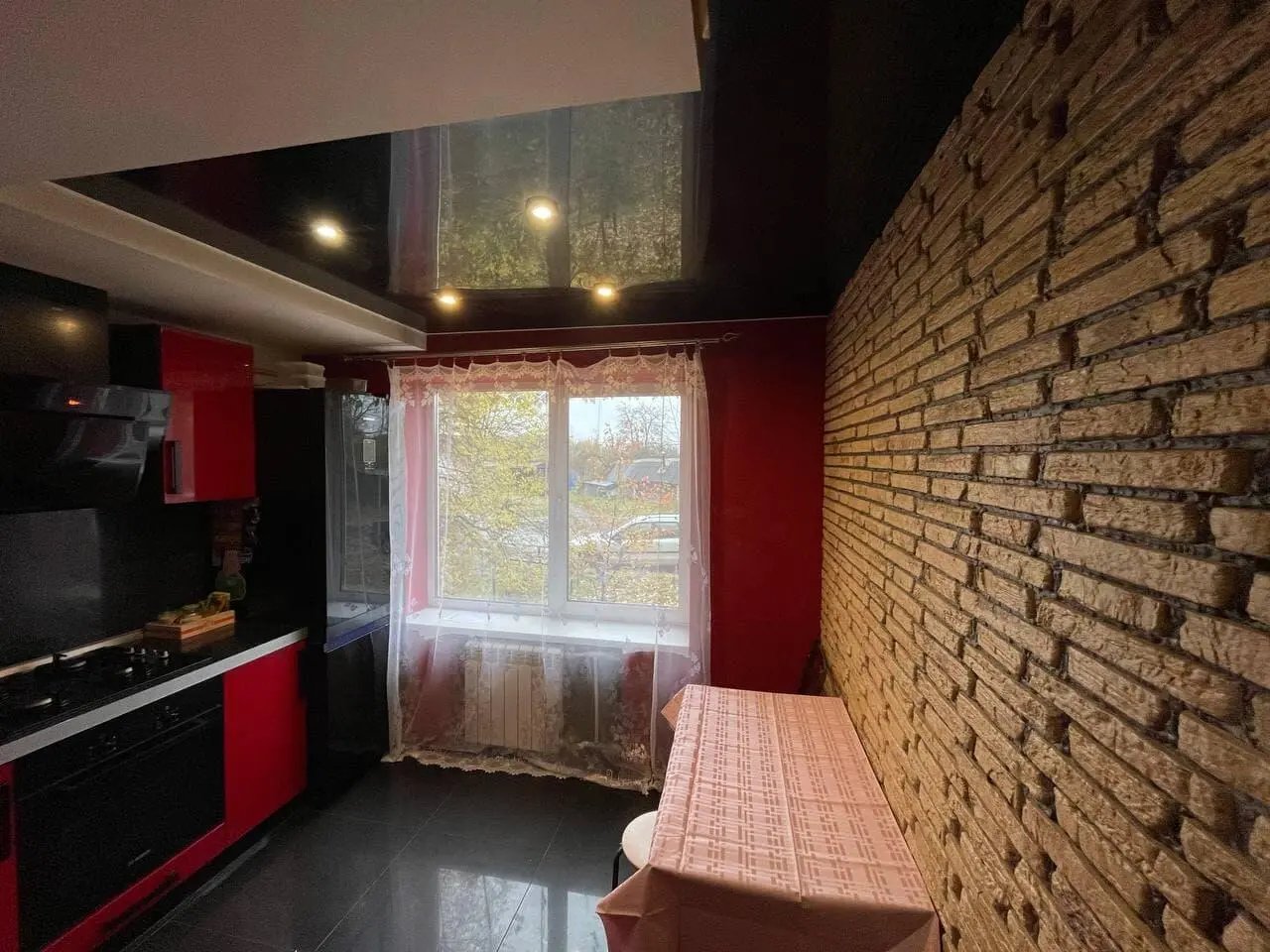 Interior of apartment for daily rent, Polock, Komarova St. 34